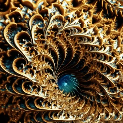 Красивые фракталы реальное фото» — создано в Шедевруме