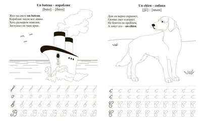 Прописи. Французский с увлечением: изучаем слова, учимся писать буквы  французского алфавита. Для детей 4-6 лет | AliExpress