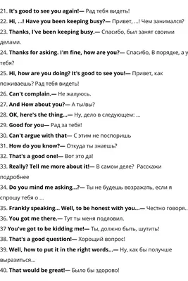 Полезные фразы, которые могут пригодиться в разговоре на английском языке |  Пикабу