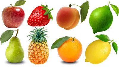 Овощи и фрукты, вектор фон Stock Illustration | Adobe Stock