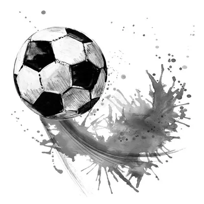 Винтажный ярлык, рука нарисованный футбол, эскиз футбольного мяча, Grunge  текстурировал ретро значок, печать футболки дизайна офо Иллюстрация вектора  - иллюстрации насчитывающей цель, каракули: 88512216