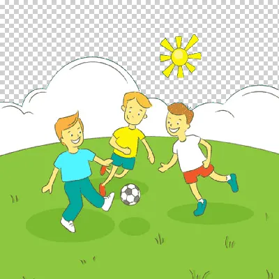 Мальчик играя футбол футбола, руку нарисованный Doodle Иллюстрация вектора  - иллюстрации насчитывающей мужчина, иллюстрация: 118624252
