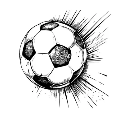 Винтажный ярлык, рука нарисованный футбол, эскиз футбольного мяча, Grunge  текстурировал ретро значок, печать футболки дизайна офо Иллюстрация вектора  - иллюстрации насчитывающей график, спичка: 137923193