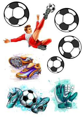 Вафельная картинка Футбол | Съедобные картинки Футболисты | Футбол картинки  разные Формат А4 (ID#1229621608), цена: 70 ₴, купить на Prom.ua