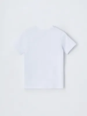 Базовая белая футболка детская цвет: белый, артикул: 3801070223 – купить в  интернет-магазине sela