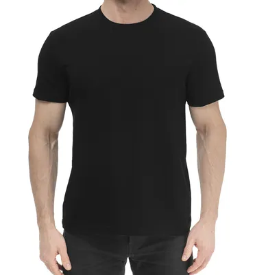 Мужская футболка Черная (коллекции Базовые футболки) за 390 ₽ купить в  интернет-магазине Print Bar (BSF-789540) ✌