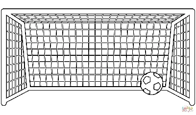 Футбольные ворота картинка для детей - 54 фото