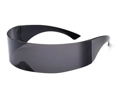 Черные футуристические солнцезащитные очки для мужчин и женщин, Очки  полоска (ID#1925518006), цена: 397 ₴, купить на Prom.ua