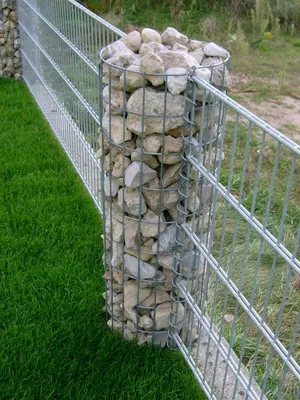 Забор из сетки и камней: габион на даче - Agro-Market24