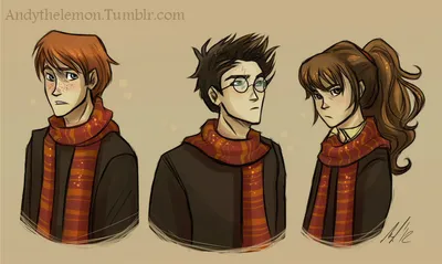 Гарри Поттер (школьная версия и взрослая) | Пикабу