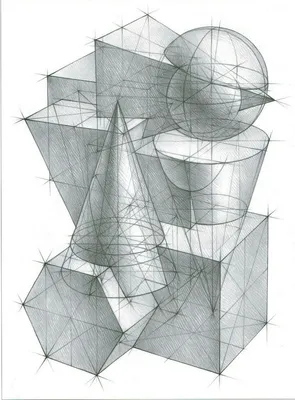 Геометрические фигуры. | Концептуальные черты, Геометрические фигуры,  Иллюстрации архитектуры