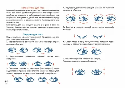 Гимнастика для глаз по методике Э.С. Аветисова | КГБУ \"Бикинский  реабилитационный центр для детей и подростков с ограниченными возможностями\"