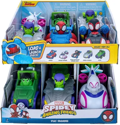 Машина Spidey Little Vehicle Disc Dashers Green Goblin W1 Гоблин (SNF0011)  цены в Киеве и Украине - купить в магазине Brain: компьютеры и гаджеты