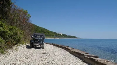 Фото пляжа посёлка Голубая Дача под Сочи