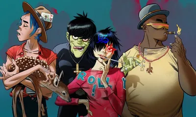 Gorillaz band hi-res stock photography and images - Alamy