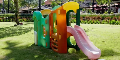 ᐉ Горка для детей Gardentoys 0140/13 140 см Бежево-бирюзовый