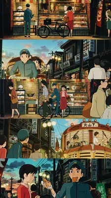 Аниме студия ghibli - From Up On Poppy Hill (2011) - Горо Миядзаки | Синематография, Аниме-сериалы, Аниме