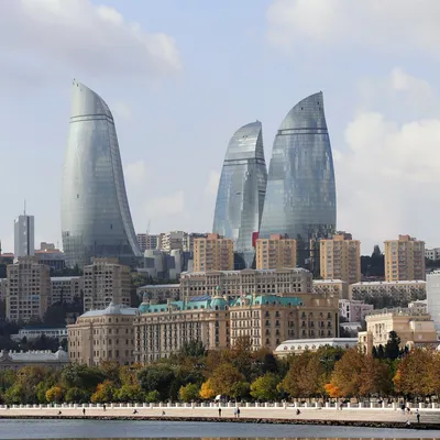 Баку, Азербайджан, 12 сентября 2019 года Старый город Ичери Шехер Город Баку  утром Редакционное Стоковое Изображение - изображение насчитывающей  пустословия, историческо: 158825984