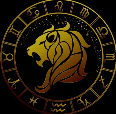 3d крупный план золотого знака зодиака льва, Гороскоп, ле 鑼 玱, зодиак фон  картинки и Фото для бесплатной загрузки