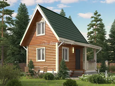 Проекты деревянных домов - Коттеджи из дерева, бруса, бревна, сруба в  Казахстане