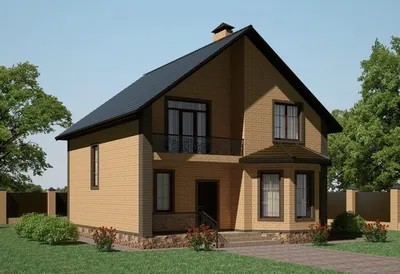 Построить дом из темного кирпича в КиевеNewStroy