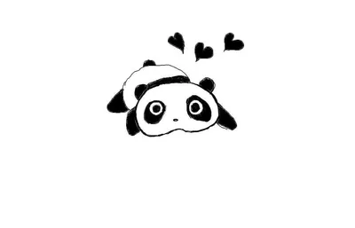 Грустная панда животных мультфильм лицо на сером фоне | Премиум векторы