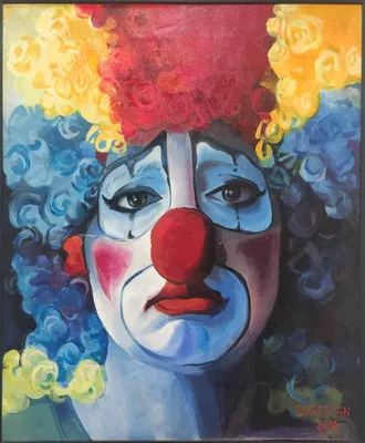 Грустный клоун: фото в разрешении 4K
