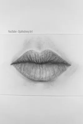 Рисунки для срисовки губы легкие - 83 фото