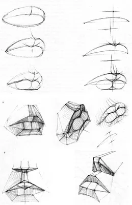 Губы в стиле аниме рисунки (36 фото) » рисунки для срисовки на Газ-квас.ком