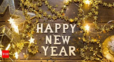 Happy New Year 2024, Golden Glitter Graphic by pixeness · Creative Fabrica