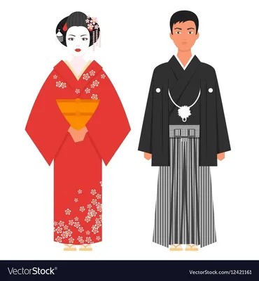 Японский национальный костюм рисунок - 70 фото