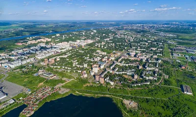 Файл:Ярославль, лето, аэрофото - Дзержинский район, панорама от прудов за  Альтаиром.jpg — Википедия