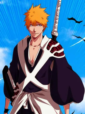 Постер (плакат) Bleach: Kurosaki Ichigo | Блич: Ичиго Куросаки – Ленбагет