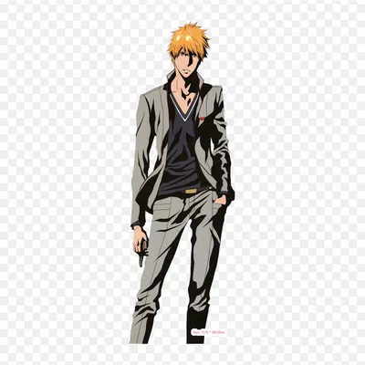 Обои на рабочий стол Kurosaki Ichigo / Куросаки Ичиго из аниме Блич /  Bleach, bu Tito Kubo, обои для рабочего стола, скачать обои, обои бесплатно