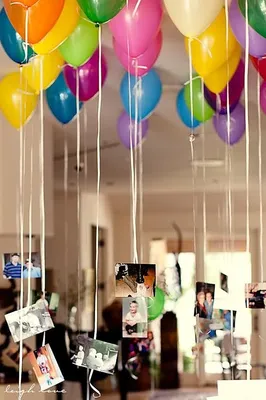 Как украсить шарами комнату на день рождения - идеи оформления шариками дня  рождения