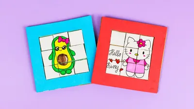 🍒Игра🍒 ГОЛОВОЛОМКА ПЯТНАШКИ своими руками / Пазлы из бумаги / Paper  puzzles / Как сделать АНТИСТРЕСС - YouTube