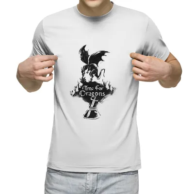 Мужская футболка «Игра Престолов Дом Дракона - House of Dragon» цвет белый  - дизайнер принта Paul Hmus