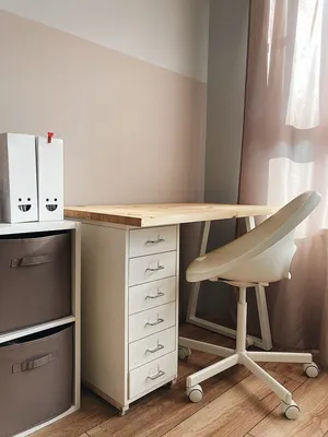 Рабочий стол из тумбы ikea helmer, рабочее место #ikeahacks #ikea  #ikeaideas #рабочееместо | Рабочее пространство дома, Идеи для дома,  Интерьер