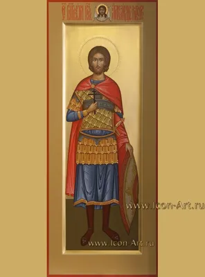 Рукописная икона Александр Невский на коне: купить в Тюмени