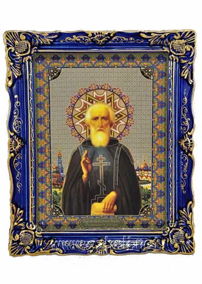 Икона Преподобный Сергий Радонежский из янтаря купить в Украине по  привлекательной цене — Amber Stone