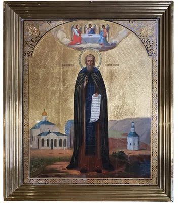 Набор для вышивания крестом PANNA Икона Святого преподобного Сергия  Радонежского