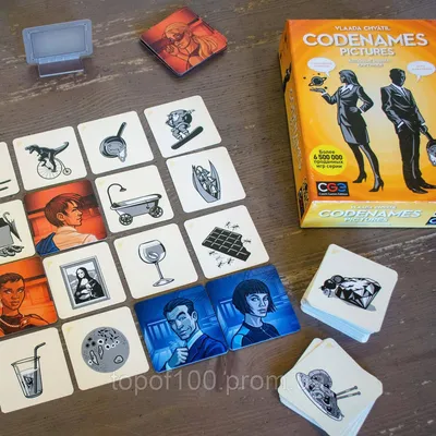 ХиТ! Настольная Игра Кодовые Имена Картинки (Codenames Pictures) + Правила  на Украинском / Русском — Купить на BIGL.UA ᐉ Удобная Доставка (1865145848)