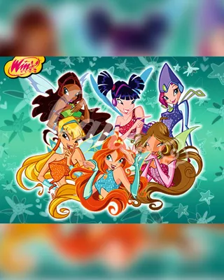 Картинка для торта \"Винкс (Winx club)\" - PT101788 печать на сахарной  пищевой бумаге