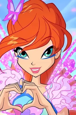 Картинка для торта \"Винкс (Winx club)\" - PT101787 печать на сахарной  пищевой бумаге