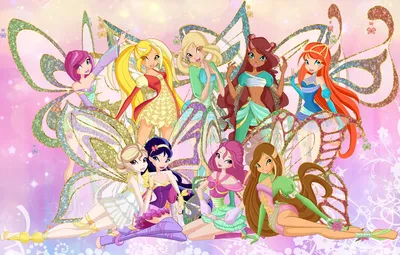 Картинка для торта \"Винкс (Winx club) - PT101780 печать на сахарной пищевой  бумаге