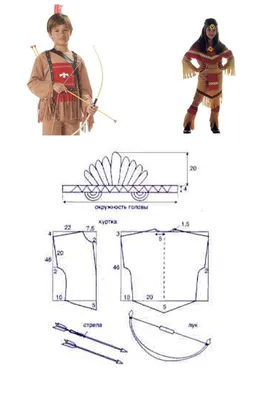 Изготовление индейского костюма девочке для тематической квест-игры (7  фото). Воспитателям детских садов, школьным учителям и педагогам - Маам.ру
