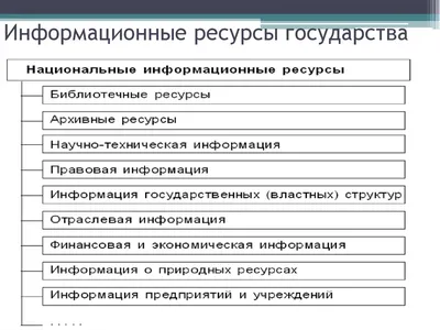 Информационные ресурсы