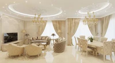 Дизайн интерьера в классическом стиле - заказать дизайн-проект в Москве
