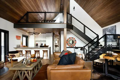Дизайн гостиной в деревянном доме из бруса | Дом, Дизайн дома, Деревянные  дома
