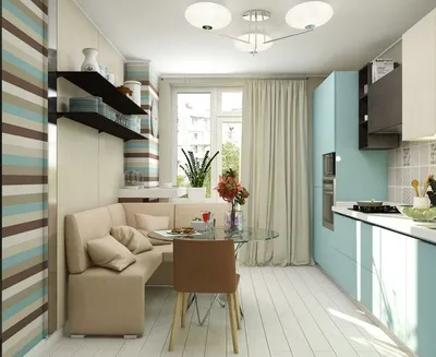 Идеи для дизайна кухни с диваном | Дизайн интерьера | Дзен
